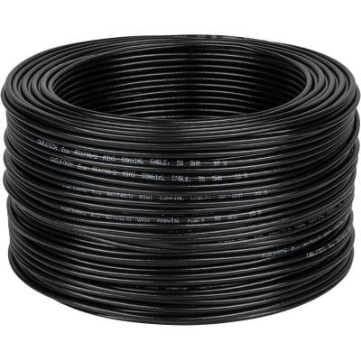 CABLETECH Koaxiálny kábel RG174 50 Ohm 100 m čierny L-KAB0031