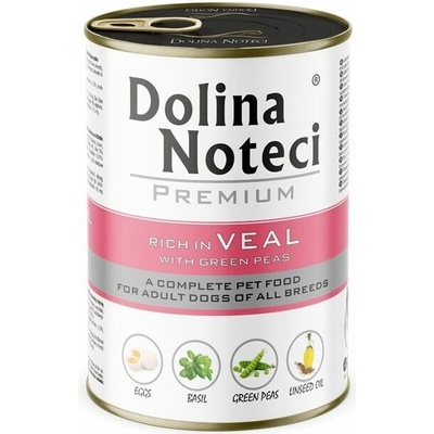 Dolina Noteci Premium Rich in veal with green peas 400 g