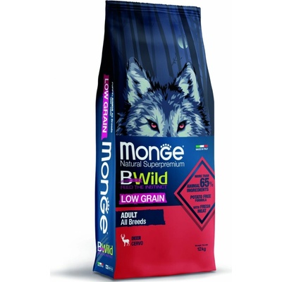 Monge Bwild Dog Low Grain Srnčia Adult 15 kg