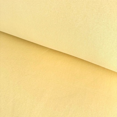 Teplákovina počesaná 300 g – Žlutá pastel