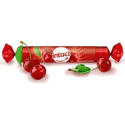 INTACT hroznový cukr s vit.C třešeň 40 g