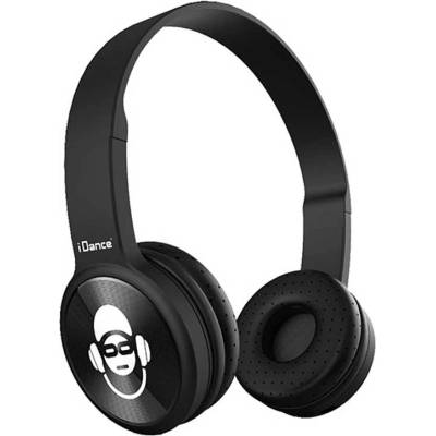 iDance безжични Bluetooth слушалки за деца черни (BLUE-100(BK))