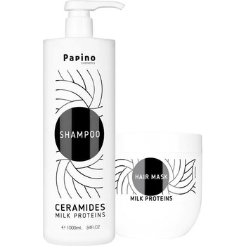 Papino Cosmetics Комплект млечни протеини Papino Cosmetics Milk Protein Shampoo & Mask