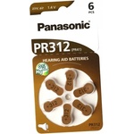 Panasonic baterie do naslouchadel 6ks PR312(PR41)