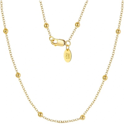 Majya Stříbrný řetízek pozlacený 11519