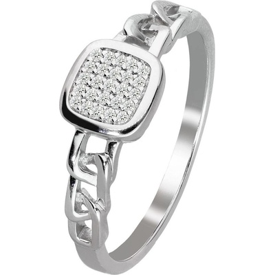 Zlaton Prsten bílé zlato s diamanty 001211412217