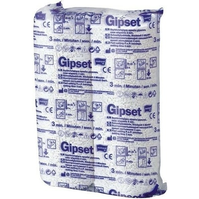 Matopat Matopat Gipset – rýchlotuhnúci sadrový obväz na znehybnenie končatín 20 cm x 3 m 2 ks Biela