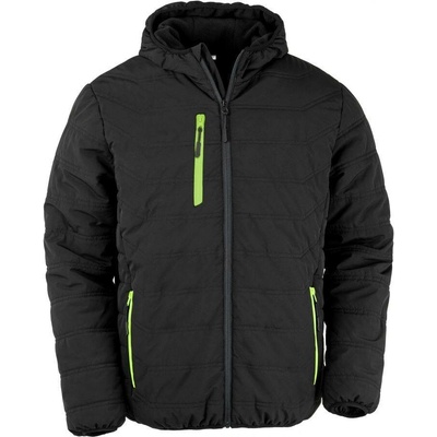 Result zimní bunda "Black Compass" R240X černá-limetková
