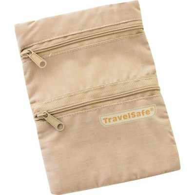 TravelSafe kapsa na krk Security Pocket beige