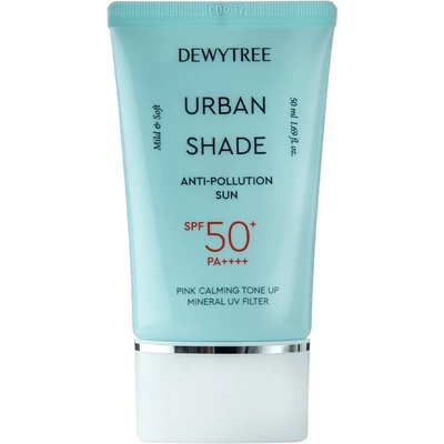 DEWYTREE Urban Shade Anti-Pollution Sun SPF50+ PA++++ - Слънцезащитен крем с физични филтри 50мл
