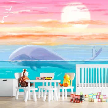 Image 1 of Art gift Фототапет Цветен залез