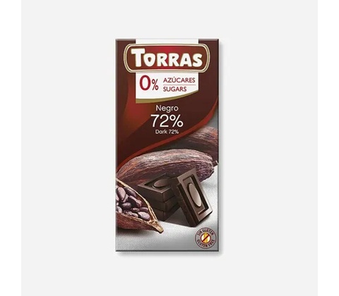Torras čokoláda 72% 75 g