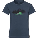 Jack Wolfskin Детска спортна тениска Jack Wolfskin Kid's Hiking Graphic T-Shirt Sport shirt - Print Midnight Sky - размер 128 (EU) (704-5895-0413)