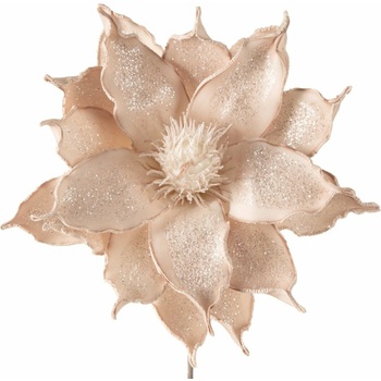 EUROFIRANY Vianočná ruža 40x80 cm šampan