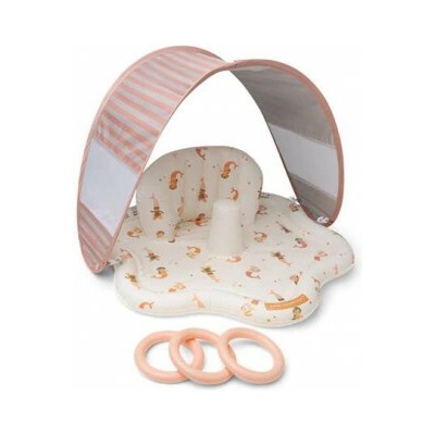 Swim Essentials Vodná podložka so strieškou pre najmenších Mermaid Bubbles 76 cm