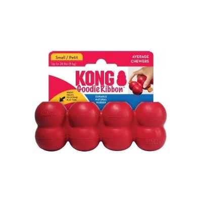 KONG Goodie Ribbon Small - играчка от гума, за кучета - САЩ - TGS3E