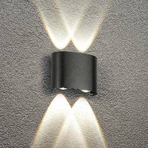 Brilagi - LED външно стенно осветително тяло FLAREBOX LED/4W/230V черно IP65 (BG2255)