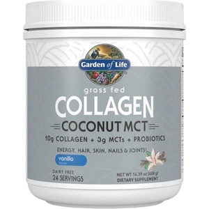 Garden of Life Grass Fed Collagen Coconut MCT [408 грама] Ванилия