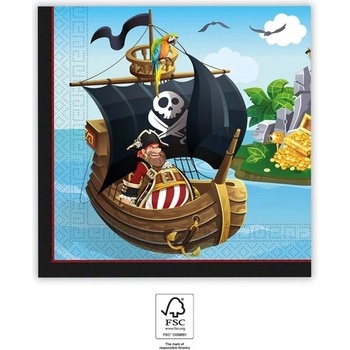 Image 1 of Procos Хартиени салфетки - Пирати 33 x 33 см