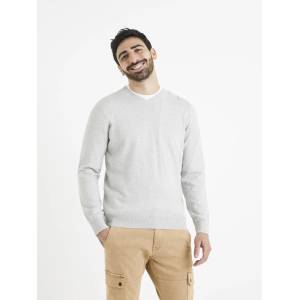 Celio Светлосив пуловер Celio Veviflex Celio | Siv | МЪЖЕ | S