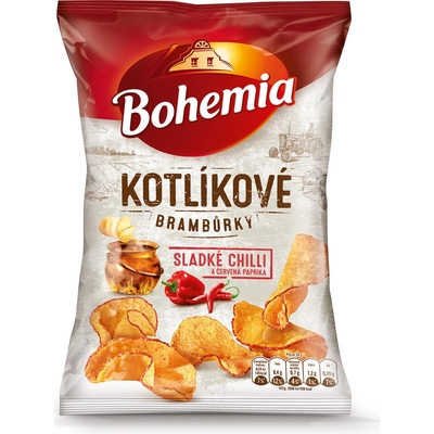 Bohemia Kotlíkové brambůrky sladké chilli paprika 100 g