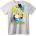 NOONEBRAND Тениска Симпсънс Дъф Любов - 2XL, White