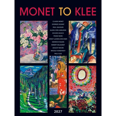Nástenný kalendár Monet to Klee univerzálne kalendárium 2027