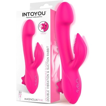 INTOYOU Magnolia Double Vibration & Suction Rabbit Pink