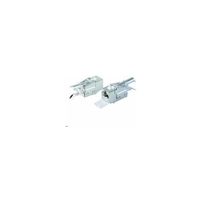 Keystone RJ45 STP CAT6A (10Gbit ) SILVER