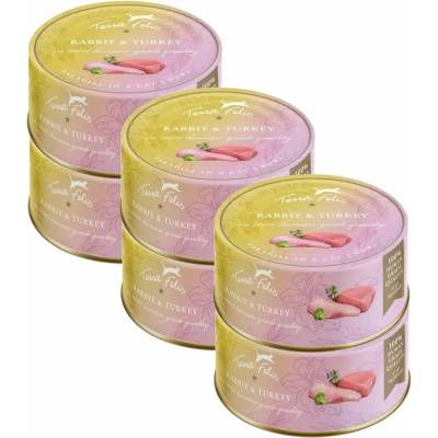 Terra Felis Rabbit & Turkey 6 x 80 g