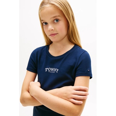 Tommy Hilfiger Детска памучна рокля Tommy Hilfiger (KG0KG09284.128.176.PPY2)
