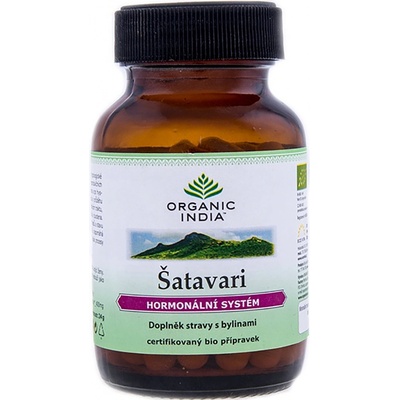 Organic India Šatavari BIO 60 kapsúl