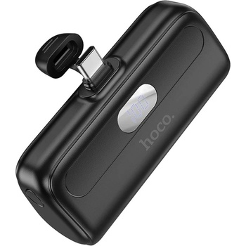 Image 1 of hoco. Mini Pocket Powerbank With USB-C Connector 5000mAh 10W - външна батерия с USB-C конектор (черен)