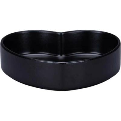 RAK Porcelain Cliché miska ve tvaru srdce černá 95 cl