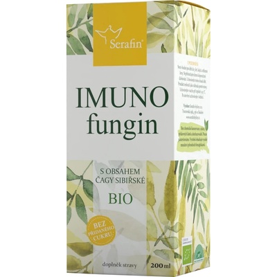 Serafin Sirup s čagou IMUNOfungin BIO 200 ml