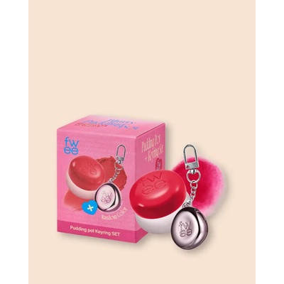 Fwee Krémový balzam na líčka a pery s príveskom Lip&Cheek Blurry Pudding Pot + Pendant Keyring No.Rd02 Mule 5 g