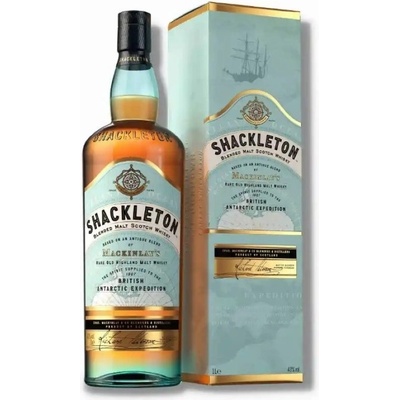Mackinlays Shackleton Blended Malt 40% 1 l (holá láhev)