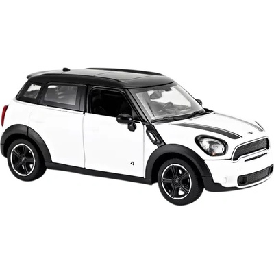 Rastar Метална кола Rastar - Mini Cooper, 1: 24, бялa (Ras56400_Alb)