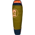TROLLKIDS Детски спален чувал Trollkids Kid's Fjell Dreamer Extendable Kids' sleeping bag - Spruce Green / Navy / Vivid Orange - размер 160-190 x 68 x 50 cm (516-0127-1011) Спален чувал