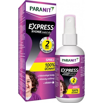 Paranit Express sprej 90 ml + hřeben – Zboží Dáma