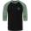 Horsefeathers Тениска Global Raglan - black/iceberg green Horsefeathers | Zelen | МЪЖЕ | L