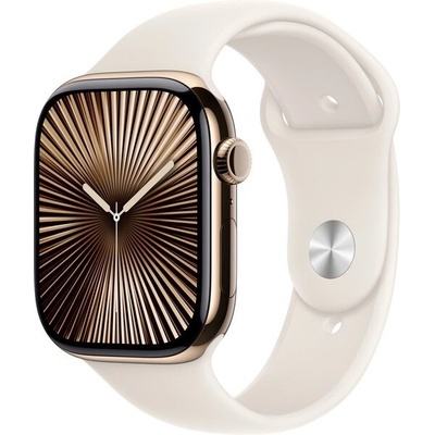 Apple Watch 46mm hvězdně bílý sportovní řemínek - M/L MXM73ZM/A – Zboží Živě