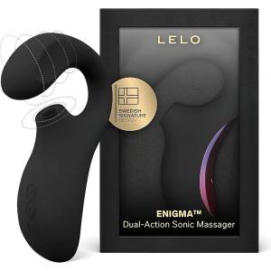LELO Enigma - акумулаторен водоустойчив 2в1 G-точка вибратор - черен