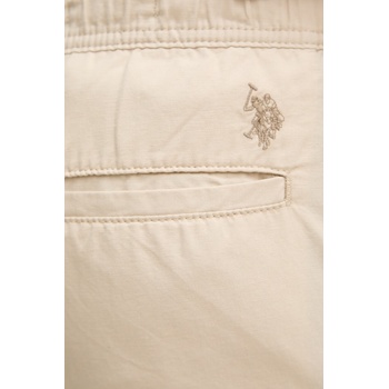 U. S. Polo Assn Къс панталон с лен U. S. Polo Assn. LINEN DECK (MUP3552)