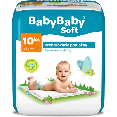 EMGCare BabyBaby Soft Podložky přebalovací 60x60 cm 10 ks