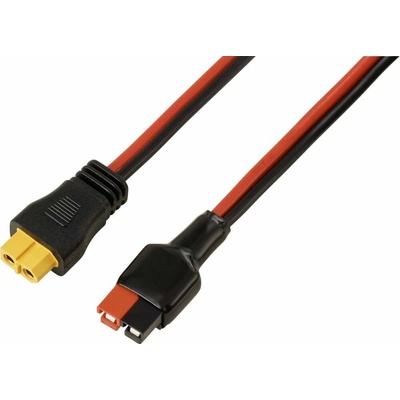 Pripojenie batérie 30A k káblu XT60 0,5 m čierna, červená TRU COMPONENTS Množstvo: 1 ks