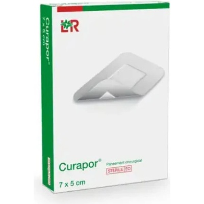 Lohmann & Rauscher Curapor krytie na rany 7 cm x 5 cm 5 ks