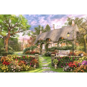  Диамантен Гоблен "На село" - 60 x 40 см, Кръгли мъниста