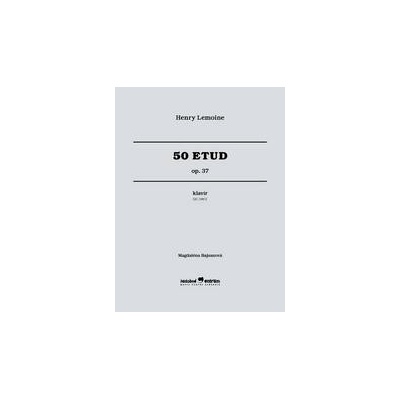 50 etud op.37 - Lemoine, Henry