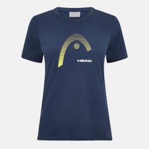 HEAD Тениска HEAD Women's Club Lara Performance T-Shirt - Blue - sportihobi - 33,23 лв